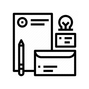 Corporate stationery design