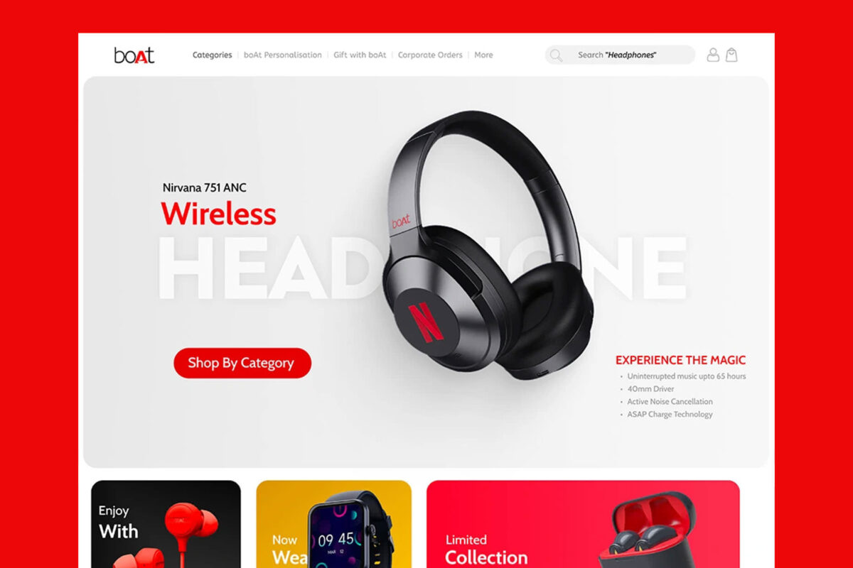 Boat Product Webiste